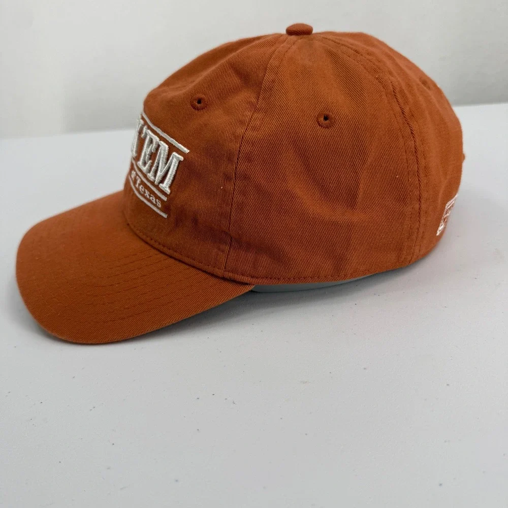 The Game University of Texas Hat Mens OSFM Burnt Orange Hook Em Longhorns Cap